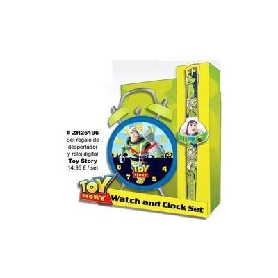 Toy Stor Despertador Metal Con Reloj Digital