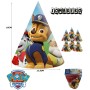 6 Gorros Cono 11X16 Cm.Paw Patrol