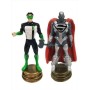 Green Lantern & Steel Figura Pack De 2