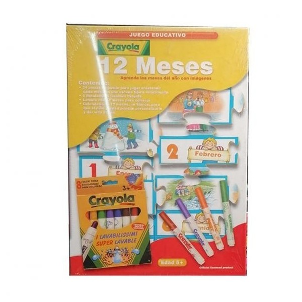 Crayola Juego Educativo 12Meses