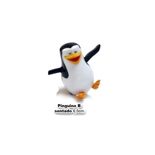 Pinguino - Figura Madagascar 2 Saludo 7.00Cm