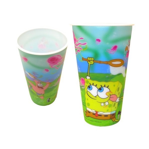 Vaso Plastico 3D Bob Esponja