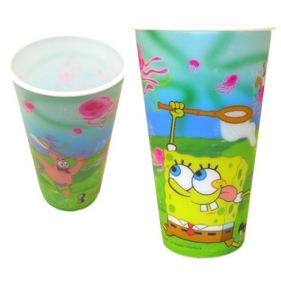 Vaso Plastico 3D Bob Esponja