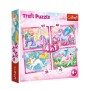 Unicornio Puzzle 4 En 1