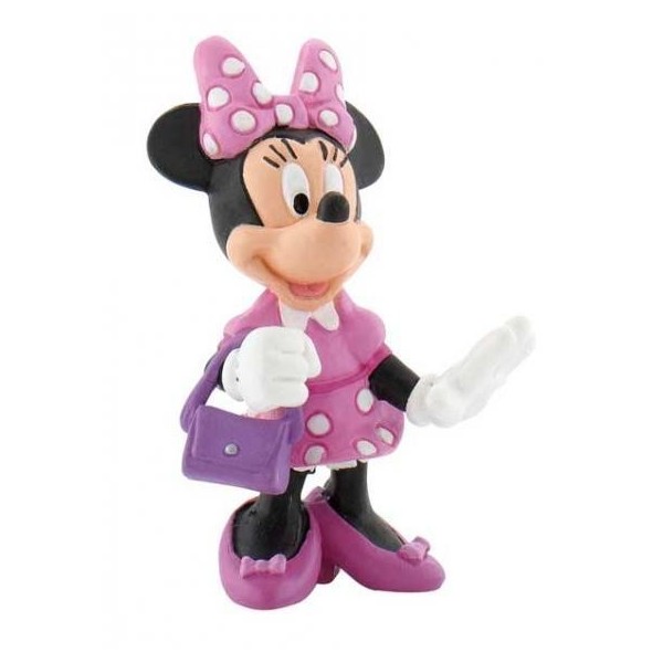 Disney Minnie Con Bolsito Figura Pvc 7Cm-Bullyland