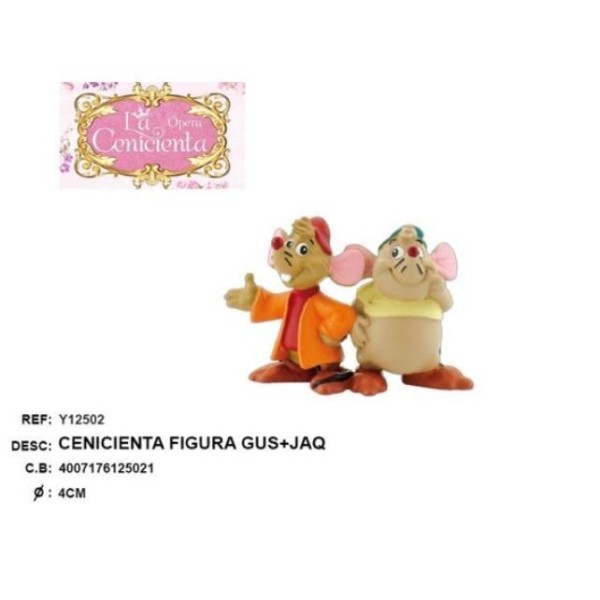 Figura Gus+Jaq-Cenicienta