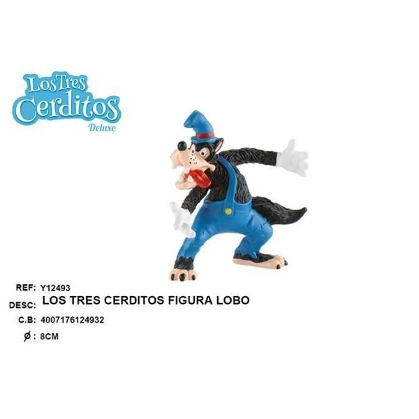 Figura Lobo De Los Tres Certidos 8Cm