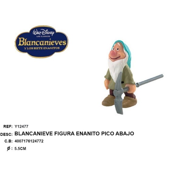 Figura Enanito Dormilon (Azadon) - Blancanieve