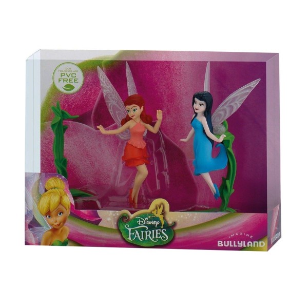Bullyland 12125 Disney Fairies-Rosetta Y Silvermist - Juego De Figuras