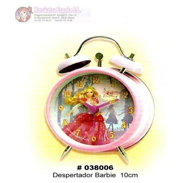Despertador Barbie 10Cm