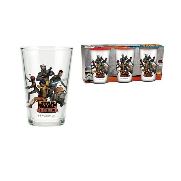 Set 3 Vasos 23Cl Star Wars