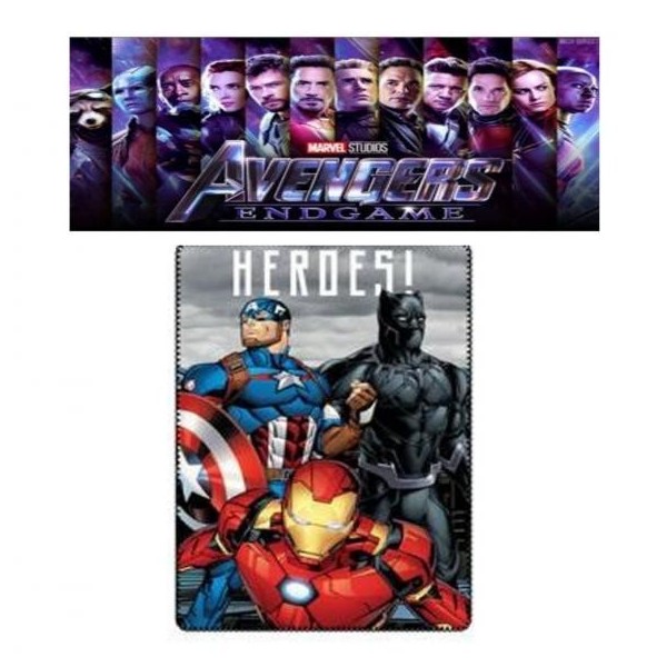 Avengers Manta Polar 100X150Cm3609084082307