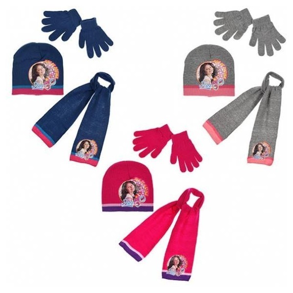 Soy Luna Set 3 Gorro+Bufanda+Guantes3609081406700