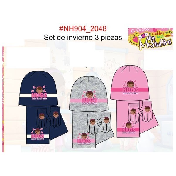 Set Invierno 3 Pcs Doctora Juguetes