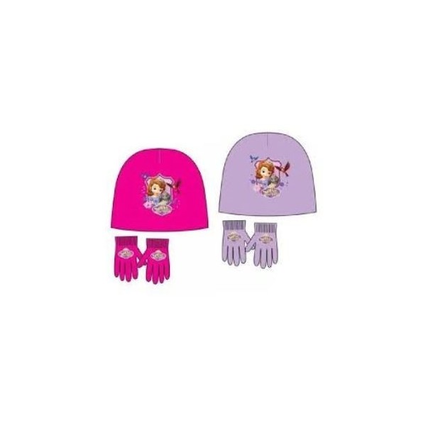 Princesa Sofia Set 2Gorro+Guantes