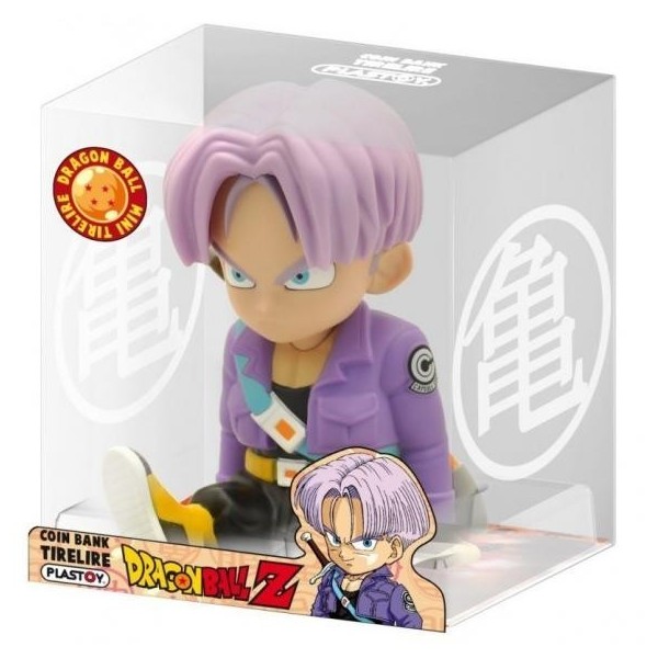 Dragon Ball Trunks Sentado Chibi Hucha Pvc 15Cm