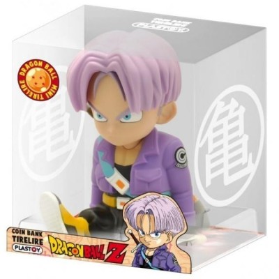 Dragon Ball Trunks Sentado Chibi Hucha Pvc 15Cm