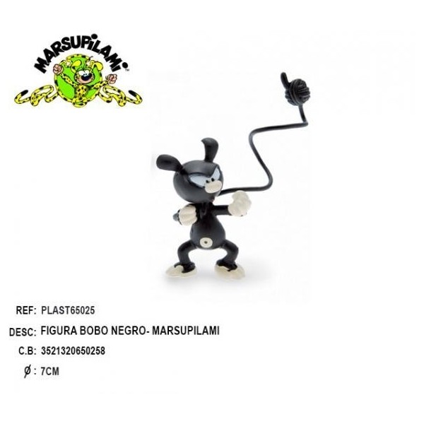 Figura Bobo Negro- Marsupilami 7Cm