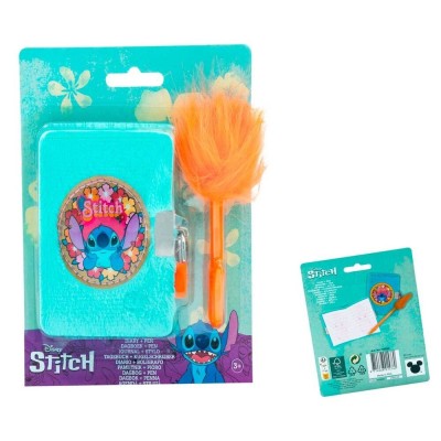 Stitch Disney Mini Diario Boligrafo