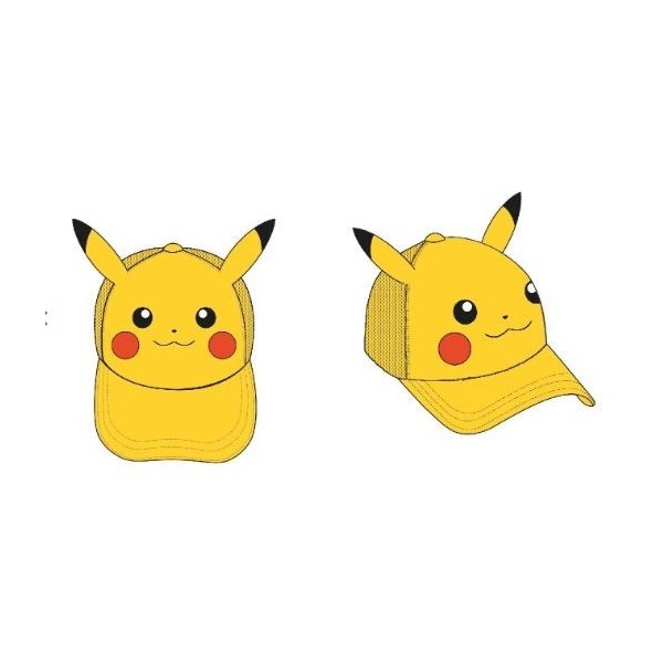Pikachu Pokemon Gorra 3D T.54-56