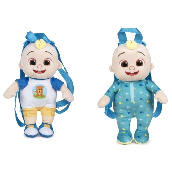 Cocomelon Mochila  Con Peluche  2 Modelo 32 Cm