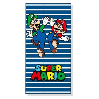 Super Mario Toalla Microfibra  70X140Cm