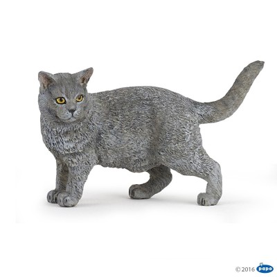Figura Gato Chartreux - Papo 54040/7Cm