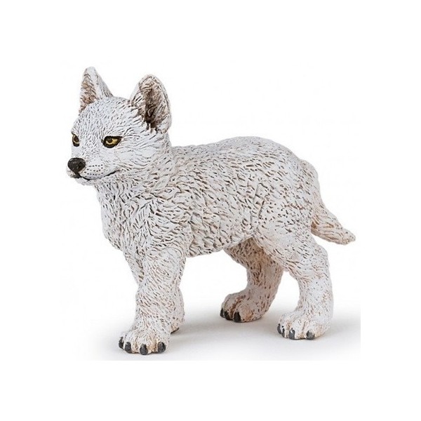 Figura Lobo Polar Joven ( Papo ) 50228/2.60 Cm X 6.00 Cm X 5.00 Cm