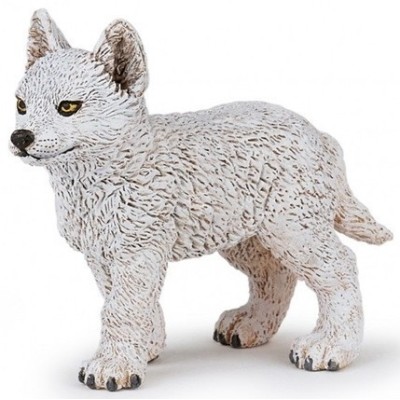 Figura Lobo Polar Joven ( Papo ) 50228/2.60 Cm X 6.00 Cm X 5.00 Cm