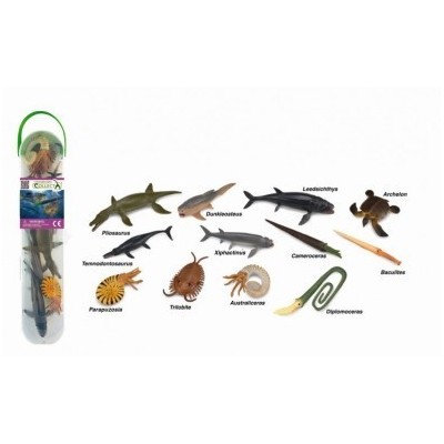 TUBO ANIM. MARINOS PREHISTOIC - BOX MINI