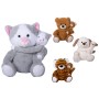 Peluche Animales Mama Con Bebe 4Modelo 30Cm