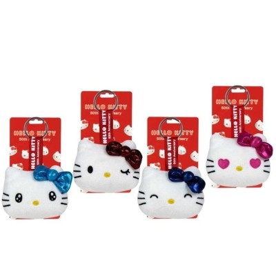 Hello Kitty Llavero Peluche 50Th Anniversary 7Cm Surtido