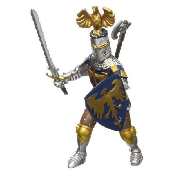 Caballero Azul Casco Aguila Papo