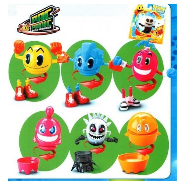 Pacman Figuras Giratorias 8Cm