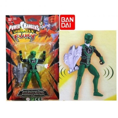 Figura Ranger Elefante Sonido Salvaje Verde