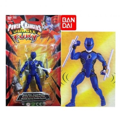 Bandai Figura Ranger Jacuar Salvaje Azul Marino