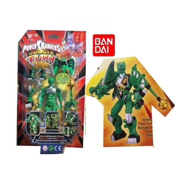Bandai Figura Power Ranger Armadura Animal Elefan Verdete