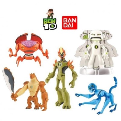 Figuras Collection 10Cm 5Modelo -Con Caja 30Cm Bandai-Ben10
