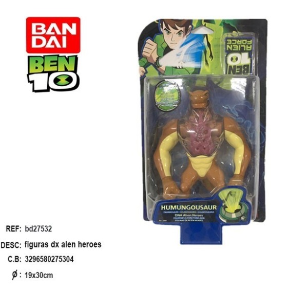 Bandai-Figuras Dx Alen Heroes 19X30Cm-Ben10