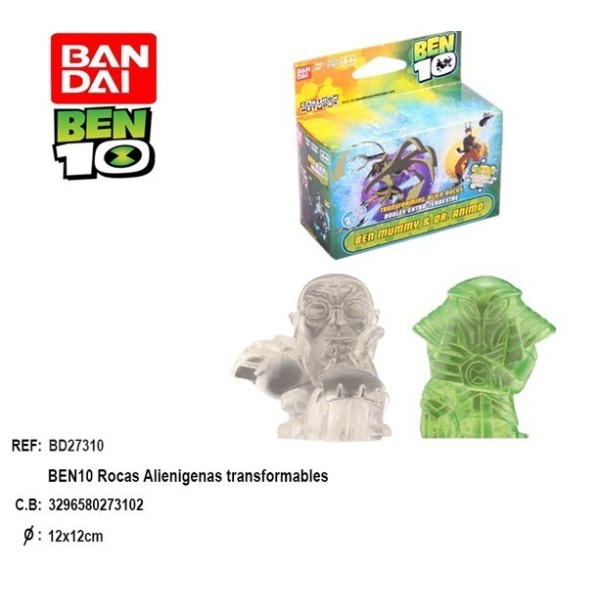 Rocas Alienigenas Transformables Ben 10 Figura En Caja Surtidas (Ben10)