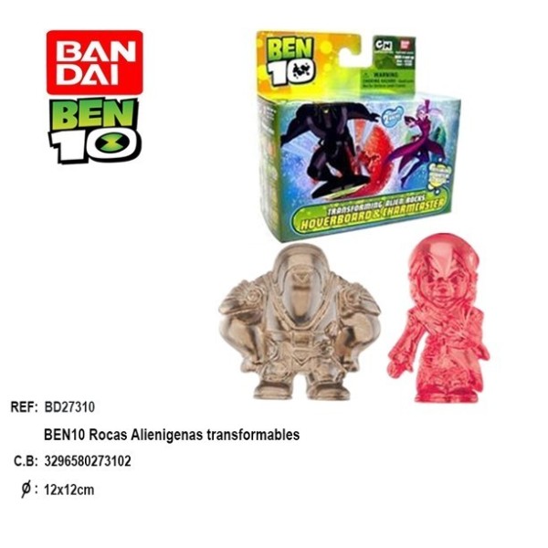 Rocas Alienigenas Transformables Ben 10 Figura En Caja Surtidas (Ben10)