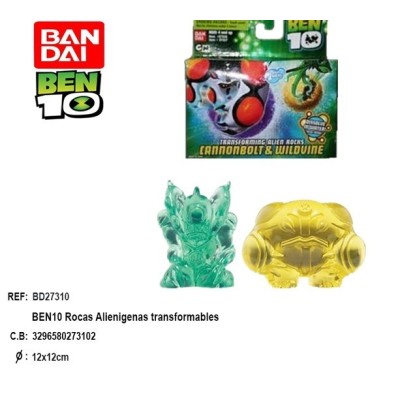 Rocas Alienigenas Transformables Ben 10 Figura En Caja Surtidas (Ben10)