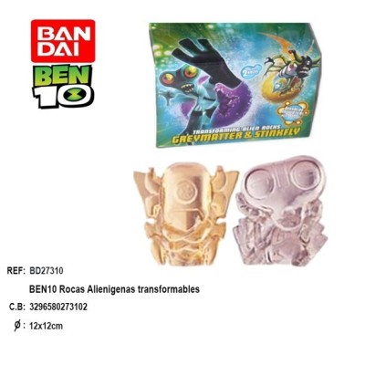 Rocas Alienigenas Transformables Ben 10 Figura En Caja Surtidas (Ben10)
