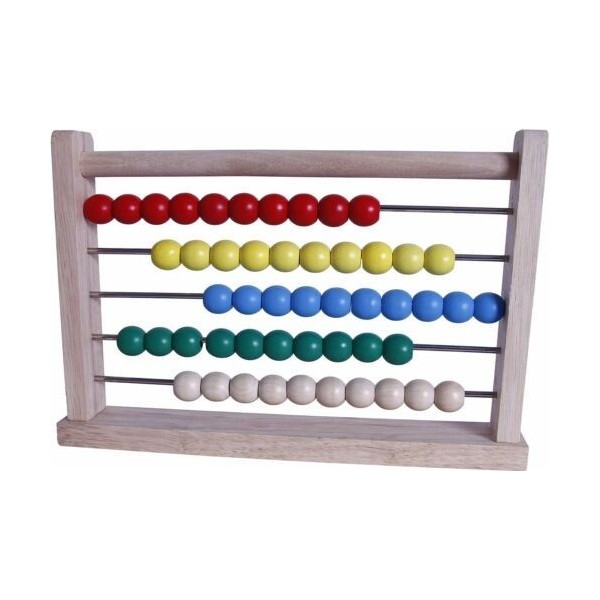 Boulier En Bois Wooden Counting Frame 18X26Cm