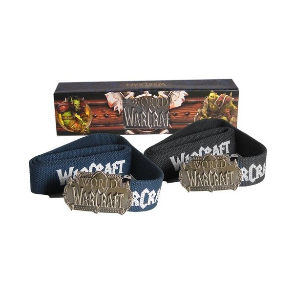 Cinturon World Of Warcraft - Color Azul Oscuro Solo