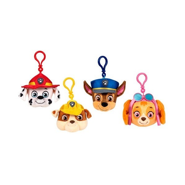 Paw Patrol Peluche Con Llavero 11Cm