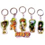 NARUTO LLAVERO PLASTICO CRISTAL PLANO 5 MODELOS