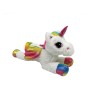 Unicornio Peluche Multicolor Tumbado 55 Cm