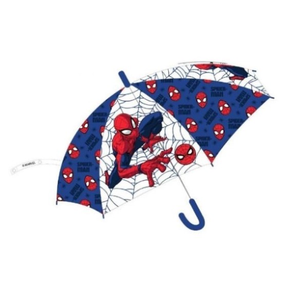 Spiderman Paraguas Transparente Automatico 43.5Cm