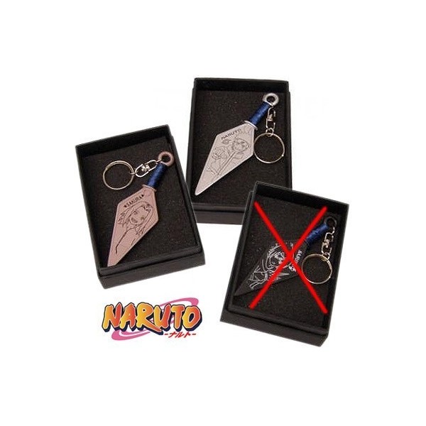 Naruto Llavero Kunai Shuryuken Tipo Lanza 3 Modelos Surtidos En Caja (Tarifa Por Unidad)